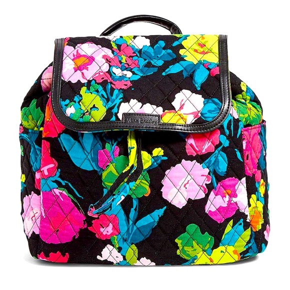 Vera Bradley Handbags - VERA BRADLEY 💜 Floral Meadow Quilted Backpack